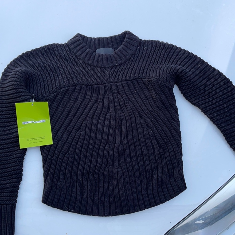 Black knit brand new sweater